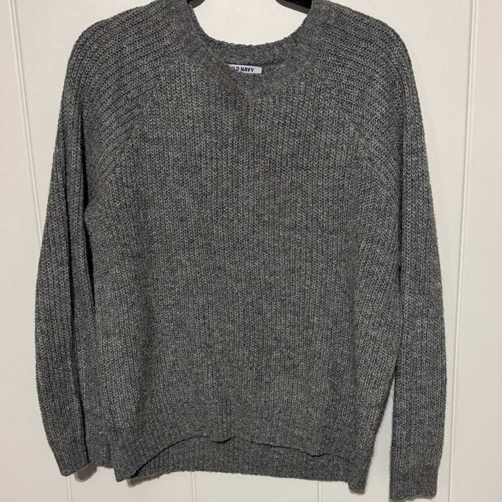 Old Navy Charcoal Crewneck Sweater
